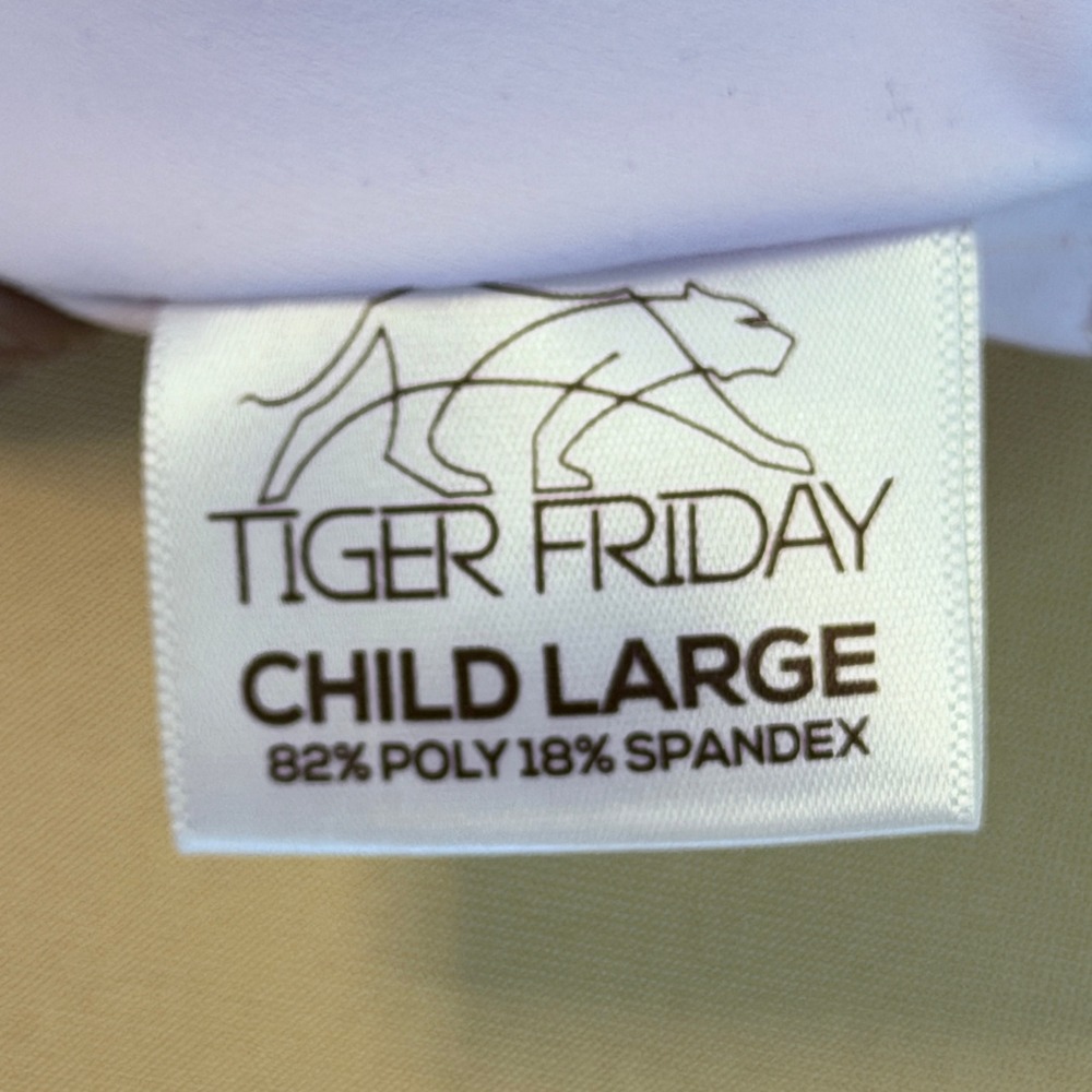 Tiger Friday Lolly Bra Top Child Large White Black NWOT Dancewear - Picture 5 of 7